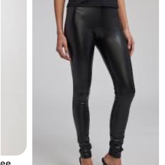 JEFFI VEGAN LEATHER LEGGING - Picture 1 of 7